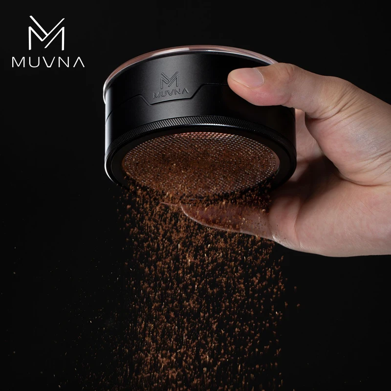 MUVNA Coffee Sifter Stainless Steel Fine Powder Filter Professional Grind Sieve Home Coffee Grinder Sifter for Espresso Brewing