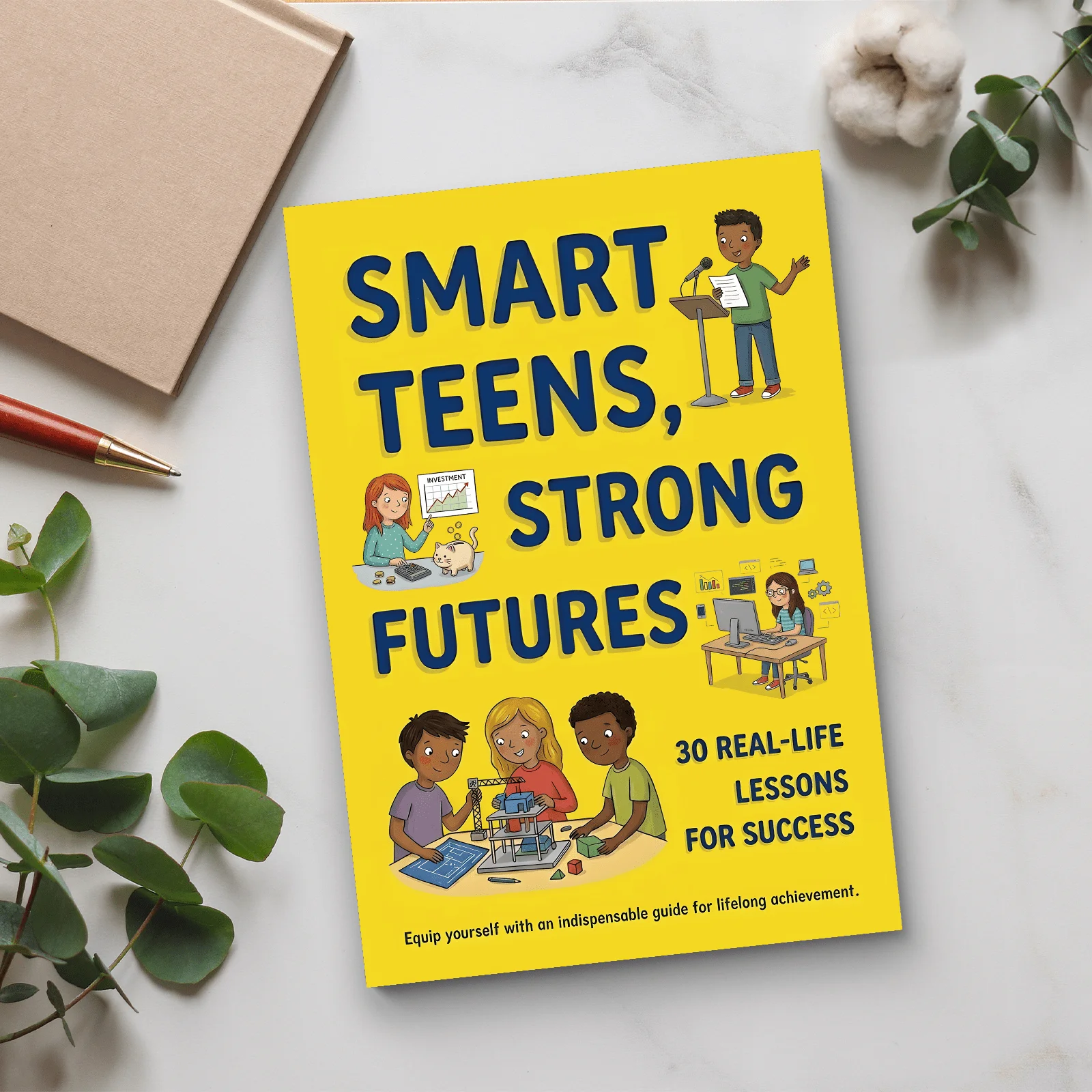 Smart Teens, Strong Futures: 30 Real-Life Lessons for Success - Teen Life Skills Book for Confidence, Communication - view 3