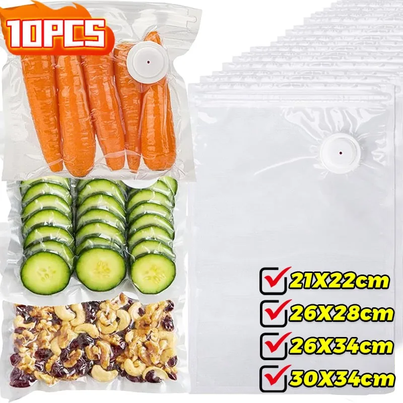 

Многоразовый вакуумный упаковщик, пакет для хранения свежести холодильника, герметичный насос, сумка для хранения продуктов, многоразмерная упаковка для пищевых продуктов