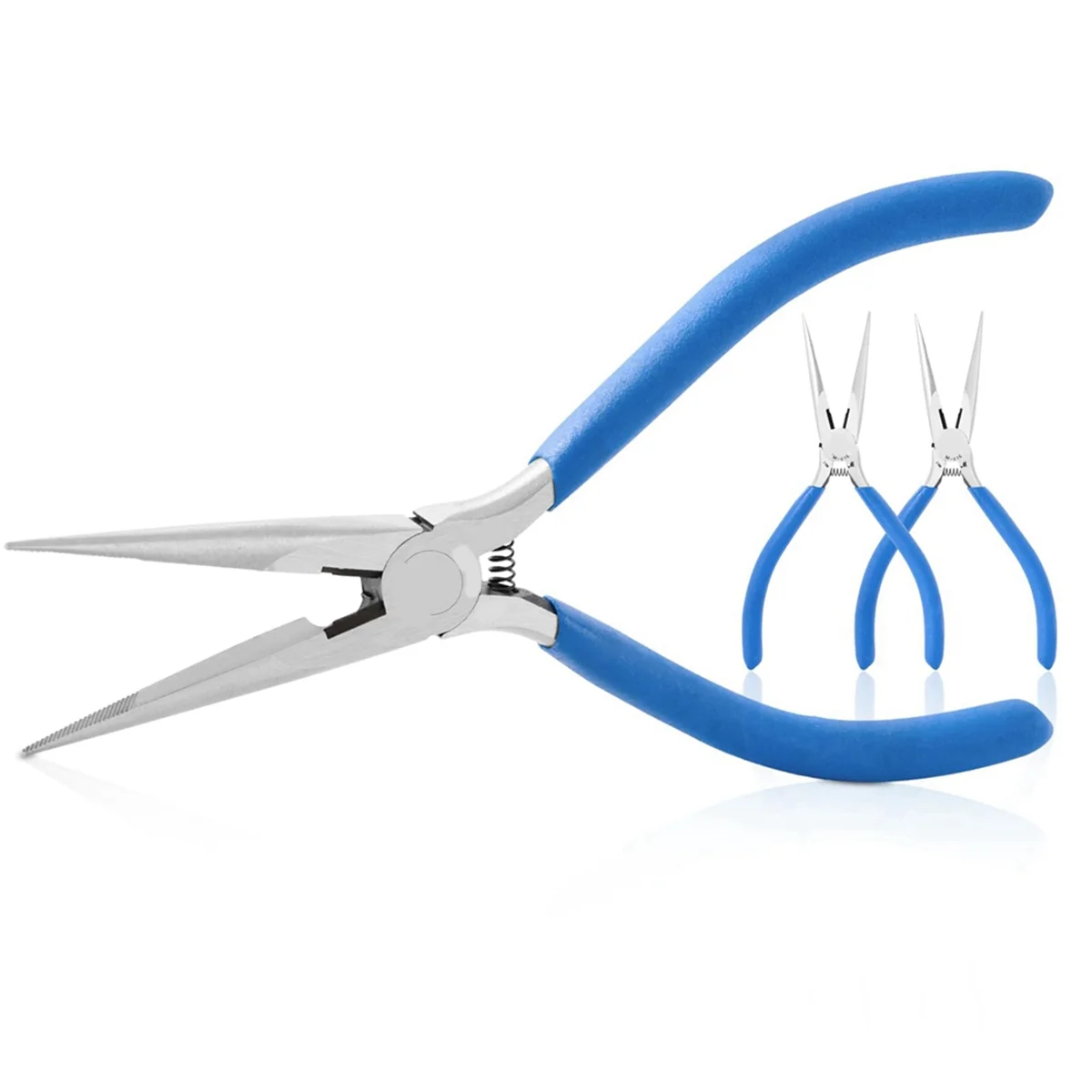 

6 Inch Needle Nose Pliers - Serrated Jaw for Wire Bending,Jewelry Making & Electronics Repair, Perfect for Craft &