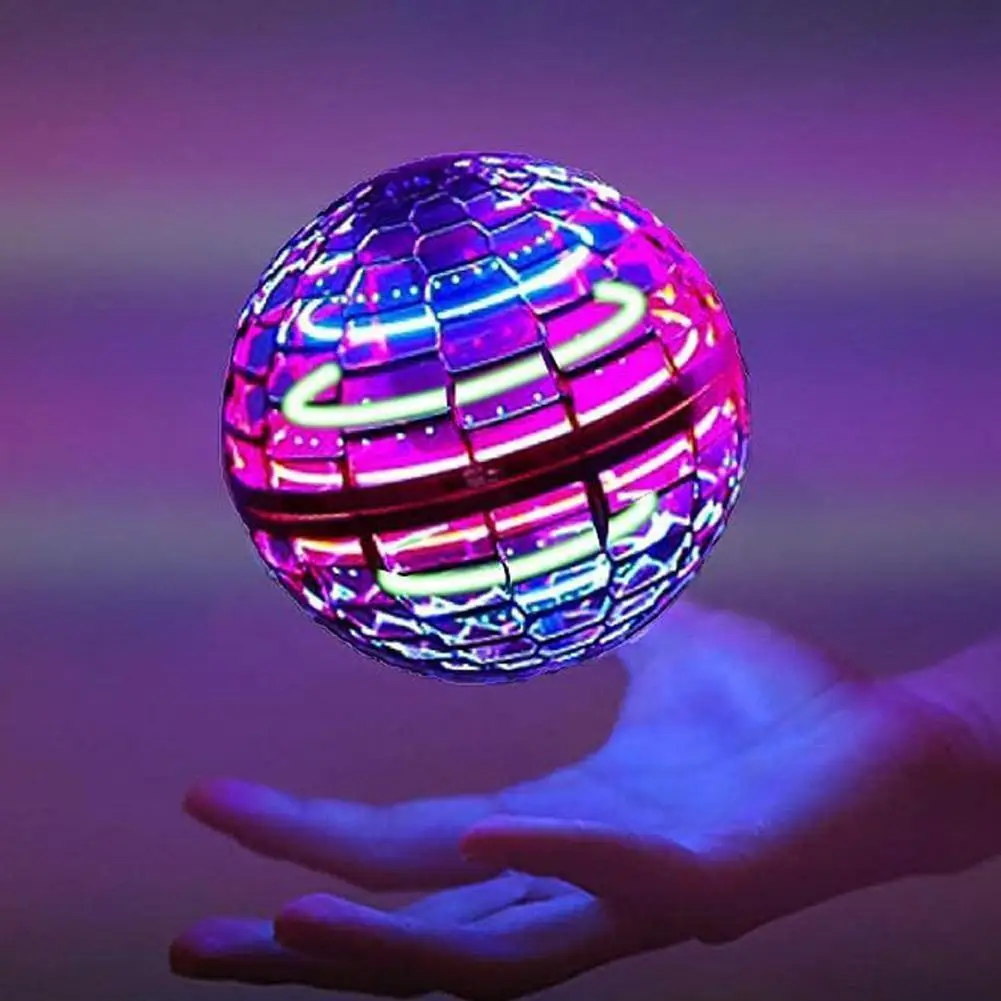 Flying Ball, Automatic Spinning Ball, LED Dazzling Lights, Floating Magic, Fan, UFO Flying Machine, Toy, Gift, Game, Sports Ball