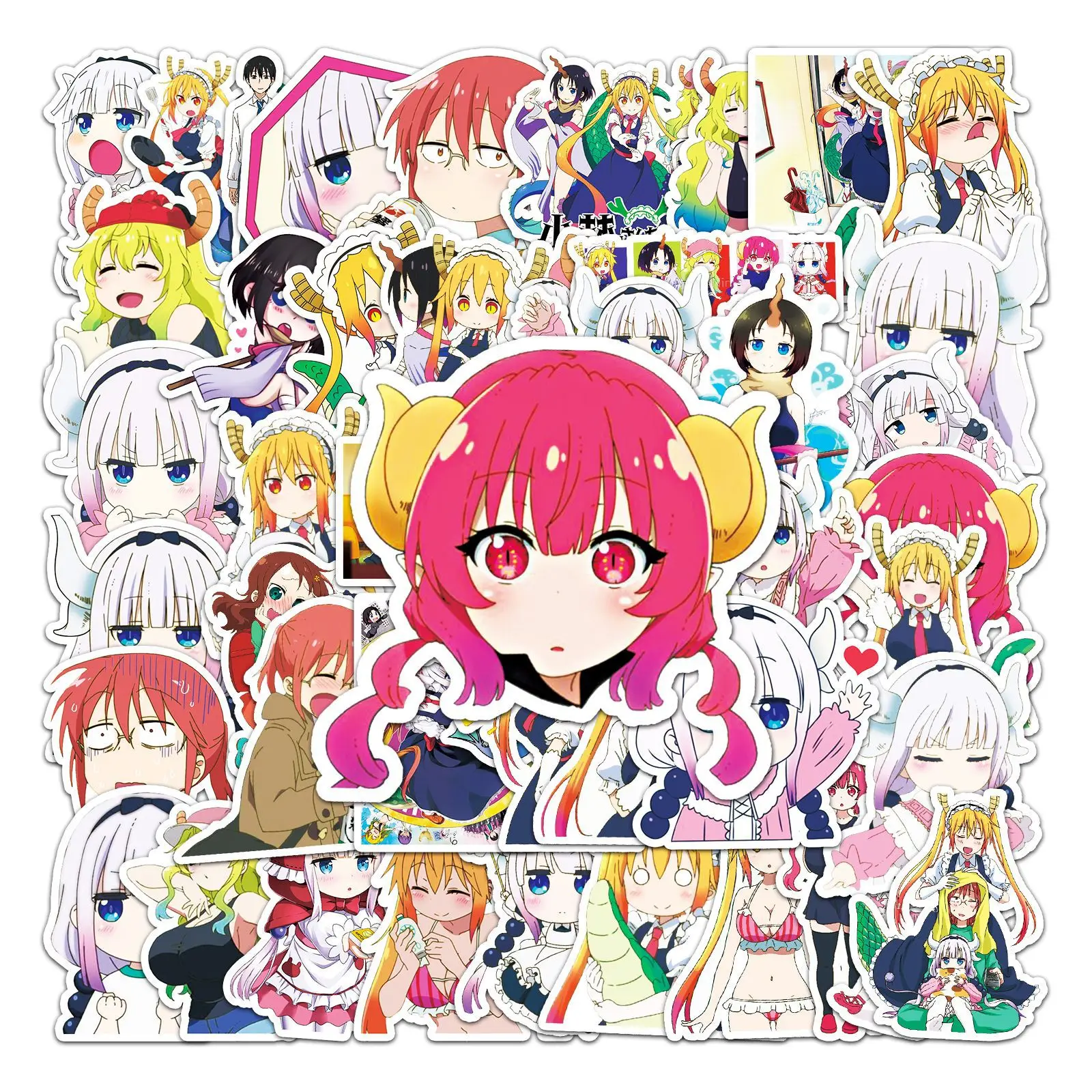 

10/50PCS Kobayashi's Dragon Maid Graffiti Personality Japanese Anime Manga Cute Decoration Waterproof Stickers Kids Toy