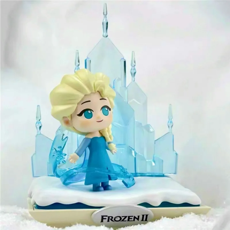 ของเล่นตุ๊กตาเอลซ่าเจ้าหญิงนิรันดร์จากภาพยนตร์ Frozen Aurora ของตกแต่งโต๊ะทำงาน ของเล่นการ์ตูนน่ารักสำหรับเด็กผู้หญิง ของขวัญสุดพิเศษ