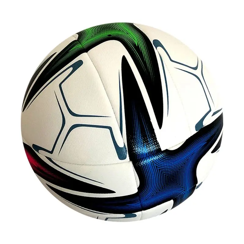 

AEF6-Soccer Ball Size 5 PU Soccer Ball Seamless Anti-Wear Non-Slip Soccer For Youth Indoor Outdoor Team Training