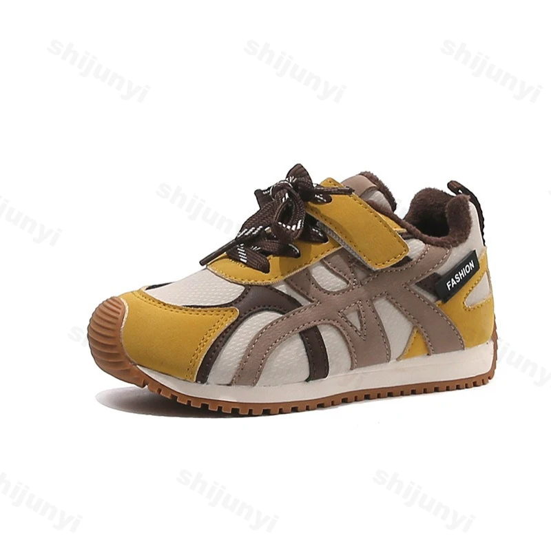 أحذية رياضية للأطفال 2025 شتاء جديد قطيفة دافئة نعل ناعم للأولاد حذاء كاجوال نعل ناعم خفيف الوزن مريح أحذية قطنية للفتيات #6