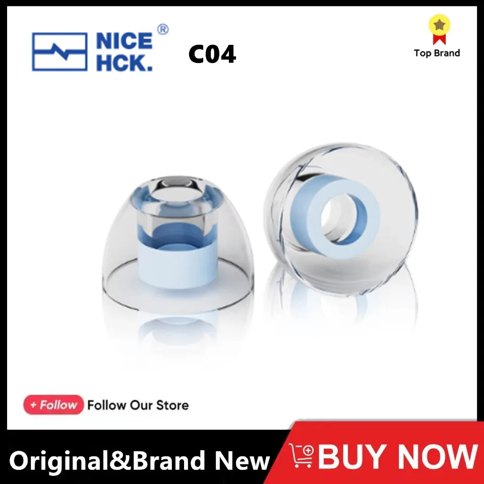 NiceHCK C04 C03 жидкие силиконовые насадки для ушей, шумоизоляционные, мягкие, расширяющие звуковую сцена, прозрачные слои, насадки для ушей для NX8 Himalaya Performer8