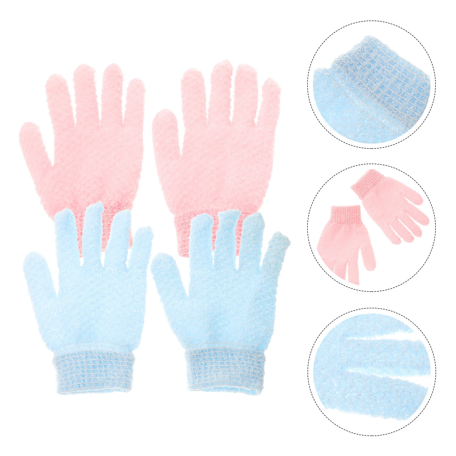 

1 комплект, перчатки для купания, высококачественный отшелушивающий скруббер для душа, щетка для тела с тонкой сеткой для удаления омертвевшей кожи, спа-перчатки