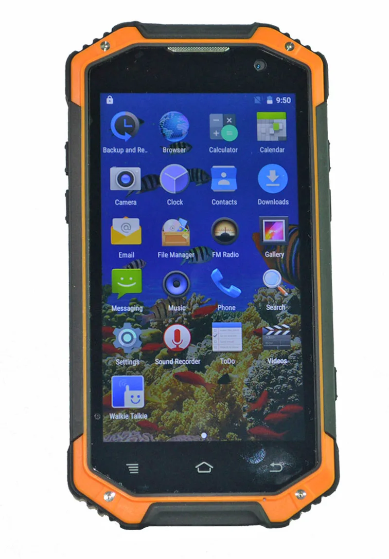 Cheapest 4.7 Inch  MT6737V Quad-core Mobile Terminal Android IP68 Rugged Phones 4G DMR WaikieTalkie Smartphones with NFC