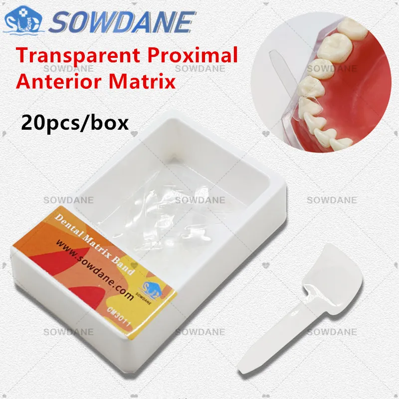 Dental Sectional Contoured Matrice Dental Transparent Proximal Anterior Matrix Dental Strips Cervical Matrices Dentist Material