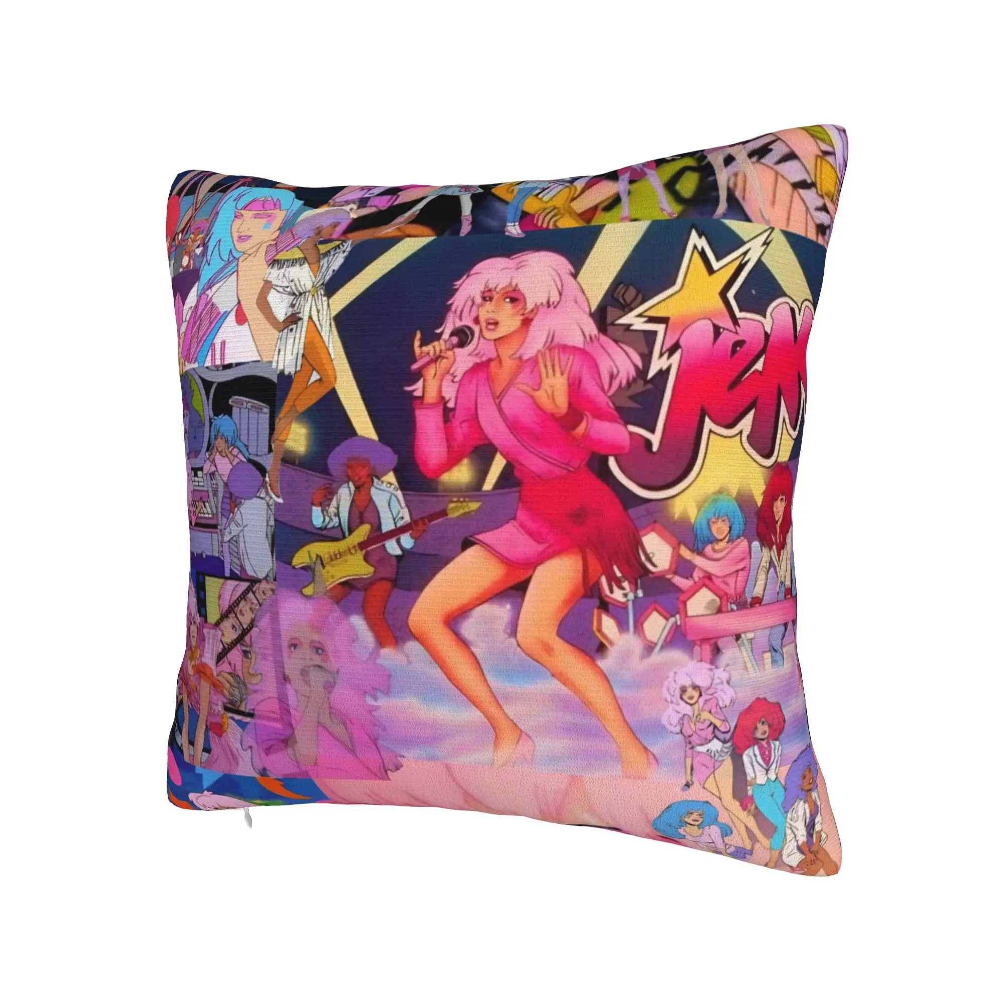 Decorative Pillow Covers Jem And The Holograms Merchandise Home  Throw Pillow Case Cover Square Style Multiple Sizes