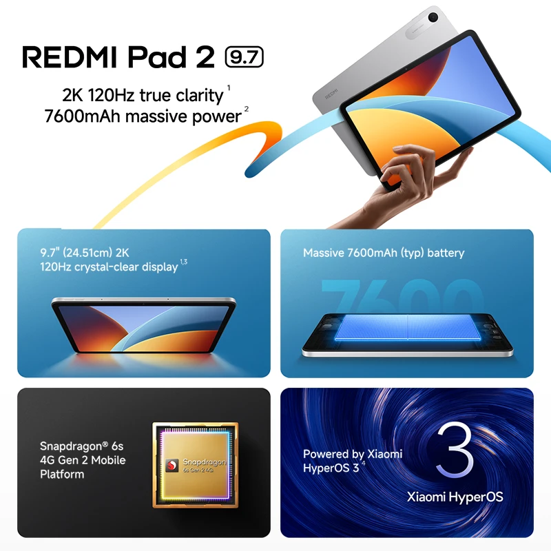 Global Version Xiaomi Redmi Pad 2 9.7