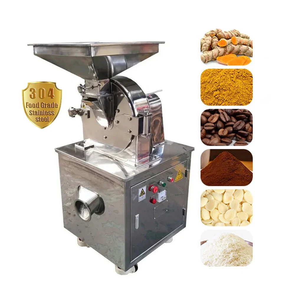 High Quality Stainless Steel Food Universal Spice Pulverizer Coarse Crusher Universal Milling Machine Universal Grinder Crusher