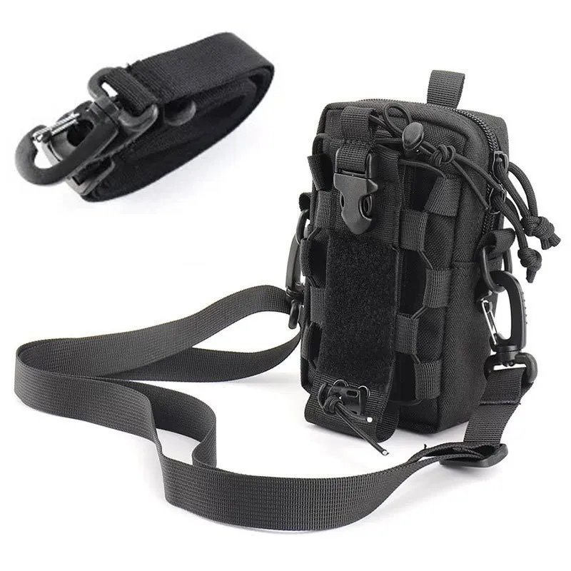 Manufacturer Direct Outdoor Water Kettle Mobile Phone Multifunctional Camping Small Hanging Cycling Waist Bag MOLLE Hanging Bag