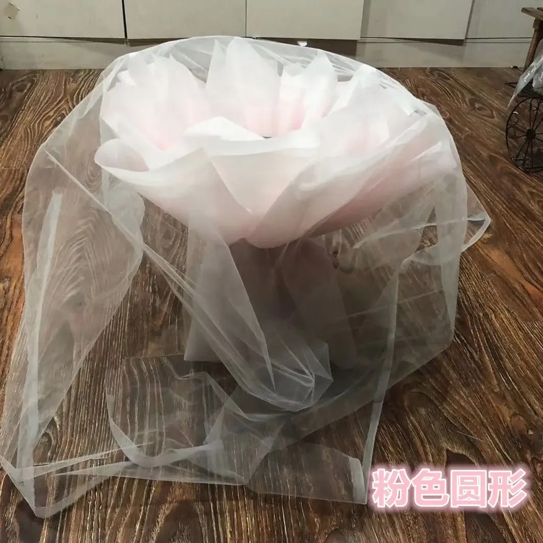 

Adult wrapping paper Full set of packaging materials Round bouquet Handmade DIY material package Bouquet work in progress