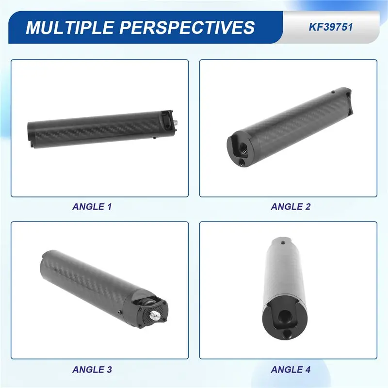 A93PHOT! ألياف الكربون مقبض Gimbal قبضة الحذاء البارد محول تركيب ل Zhiyun WEEBILL S LAB استقرار لميكروفون المراقبة #4