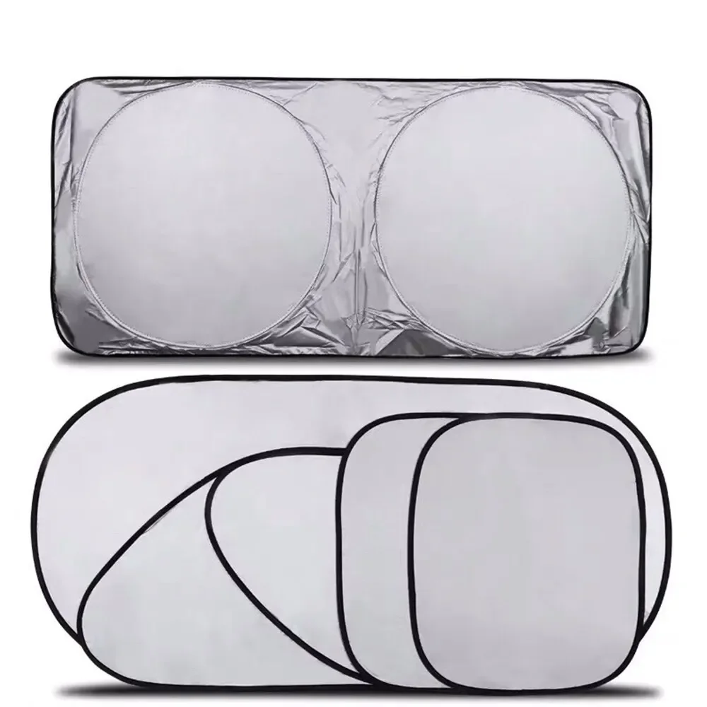 

6 Pieces/Set Car Sunshade Windshield Covers Anti Snow Ice Window UV Protection Shield Reflective Sun Block Front Rear Back Side