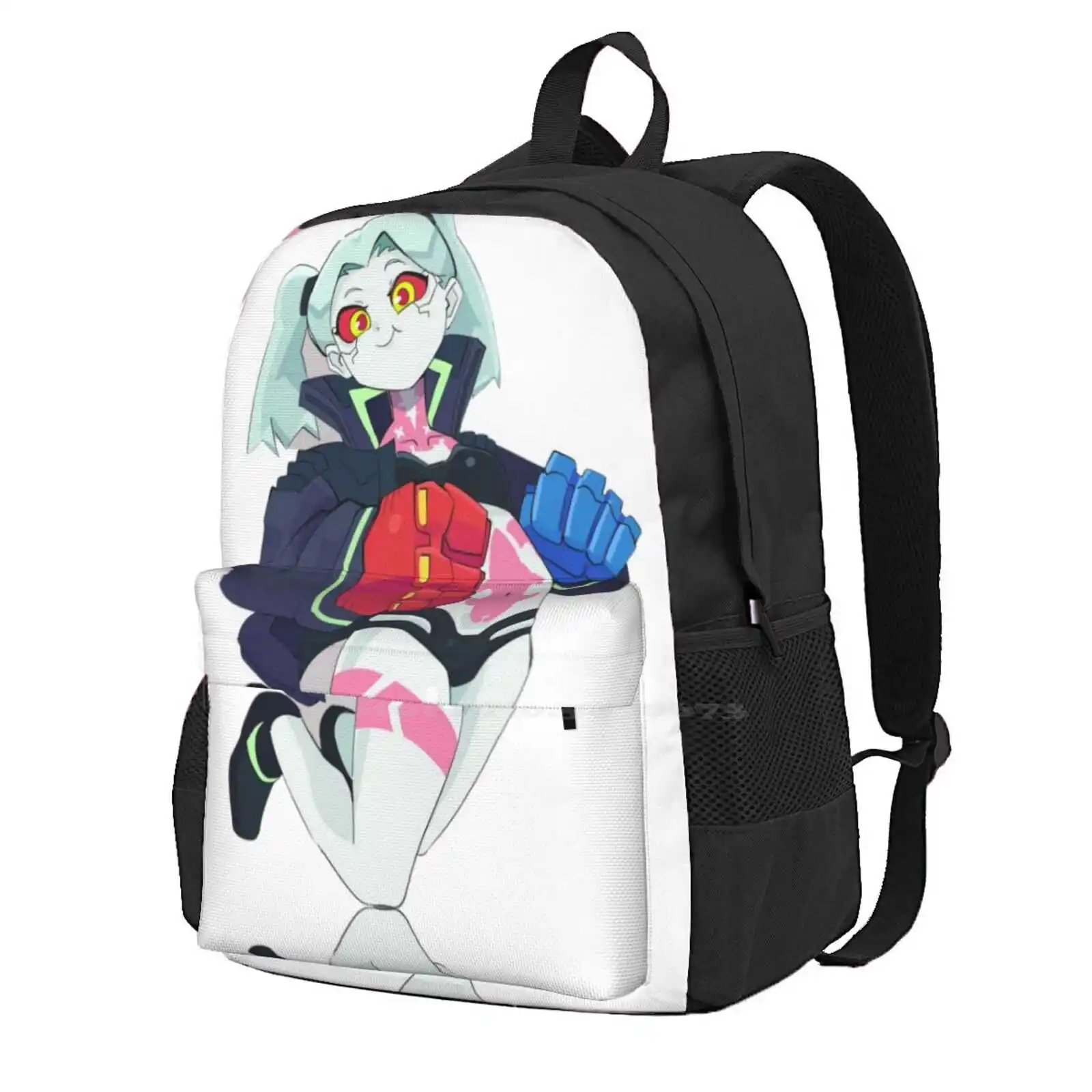 Rebecca Edgerunners Large Capacity School Backpack Laptop Bags Rebecca Anime Rebecca Game Rebecca 2022 Rebecca Cute Rebecca