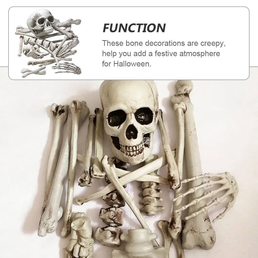 

Realistic Plastic for Halloween Decoration 1 Pack Bones Party Supplies Haunted Event Decor