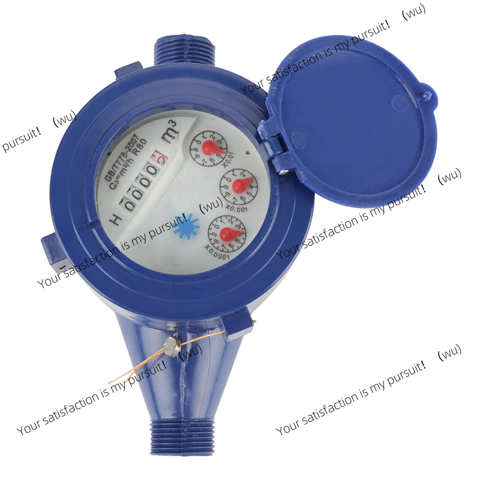 For DN15 Rotary Water Meter Garden Home Plastic Cold Water Meter Single Water Flow Wet meter Measuring Tool