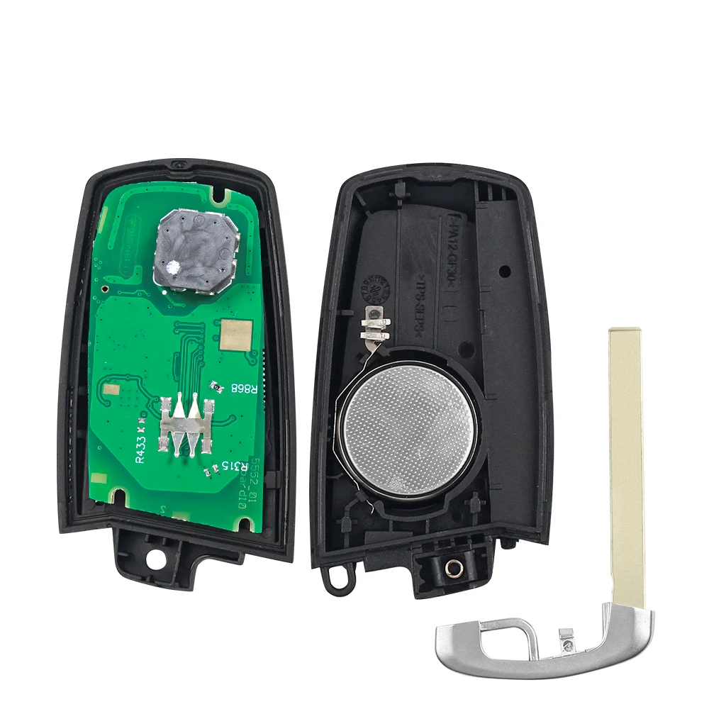 

KEYYOU с батареей, 315/433/868 МГц, дистанционный ключ для автомобиля BMW CAS4 F 3 5 7 Series E90 E92 E93 E60 X5 F10 F20 F30 KR55WK49863 PCF7945