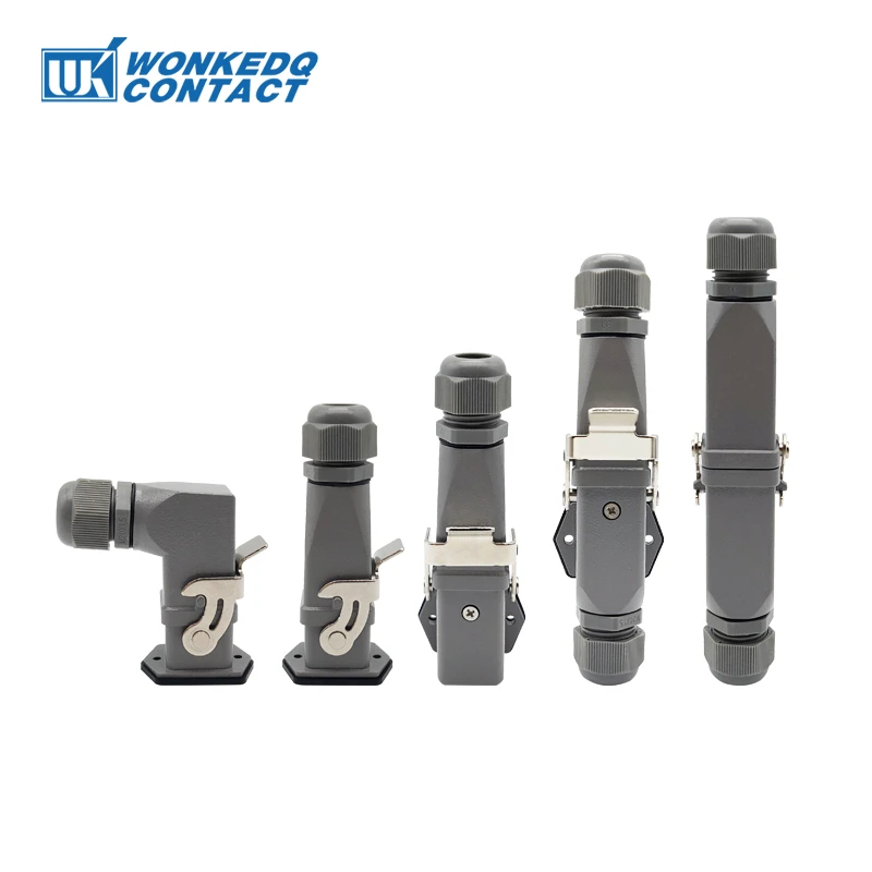 HA Heavy Duty Connector Kit 4/5/6/8 Core Pins Male&Female Insert Plug HDC-HA Rectangular Waterproof Industrial Aviation Socket