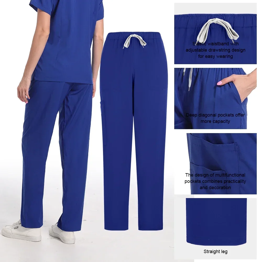 Uniszex Medikus uniforms számára v-neck Ápolónő scurbs állítsa Nők Kórház OrvosÄrztin doktornő workwear Szóbeli Fogászati Sebészet longue Egyöntetű Rövid távú Ingujj