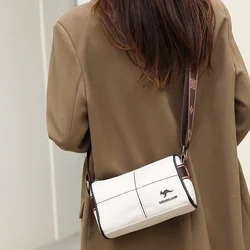 Designer Solid Genuine Leather Small Handbag Female Messenger Tote Sac High Quality Cow Leather Shoulder Crossbody Bag For Women