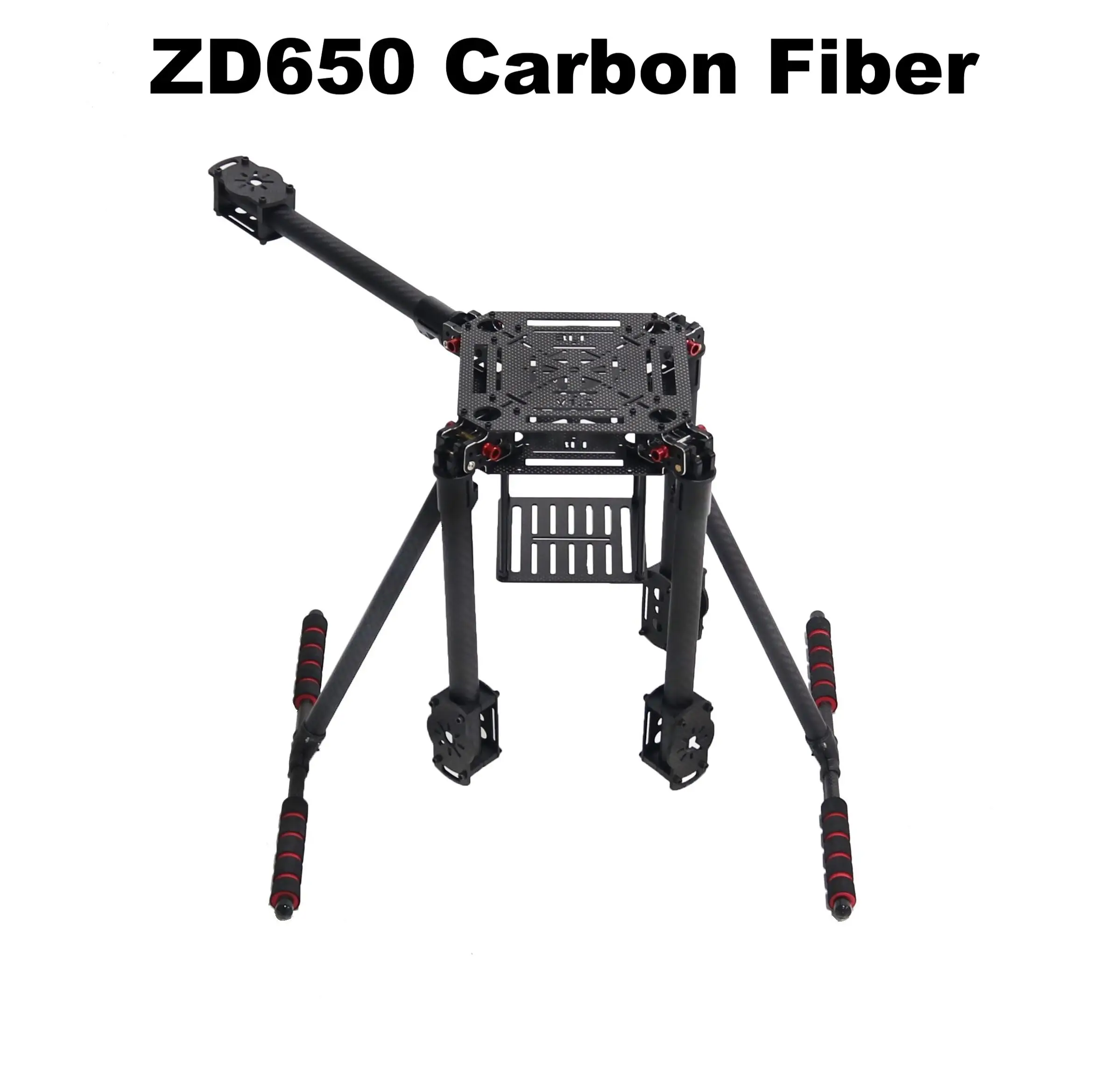 Angeltoy ZD550 550mm/ZD650 650mm Carbon Fiber Quadcopter Frame FPV Quad with Carbon Fiber Landing Skid F550