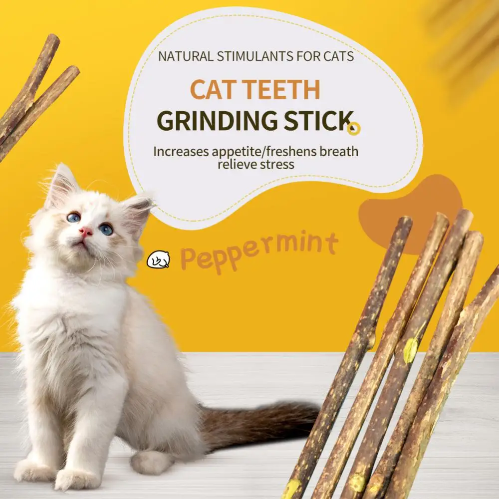 25-5PCS Catnip Toys For Cats Pet Products Pets Interesting Things Goods Supplies Toy Accessories All Mint Cat Chew Stick