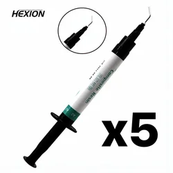 5Pcs/Kit Dental Resin Light-Curable Flowable Fluid Resin Materials Composite Resin Dental Material 2.5g Oral Filling Tools