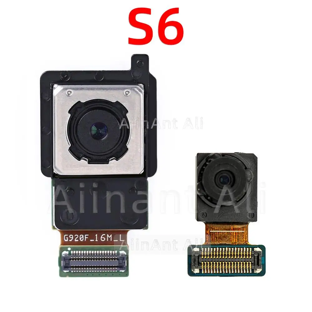 AiinAnt Back / Front Camera For Samsung Galaxy S6 S7 Edge Plus G920F G925F G928F G930F G935F Rear Back Main Camera Flex Cable