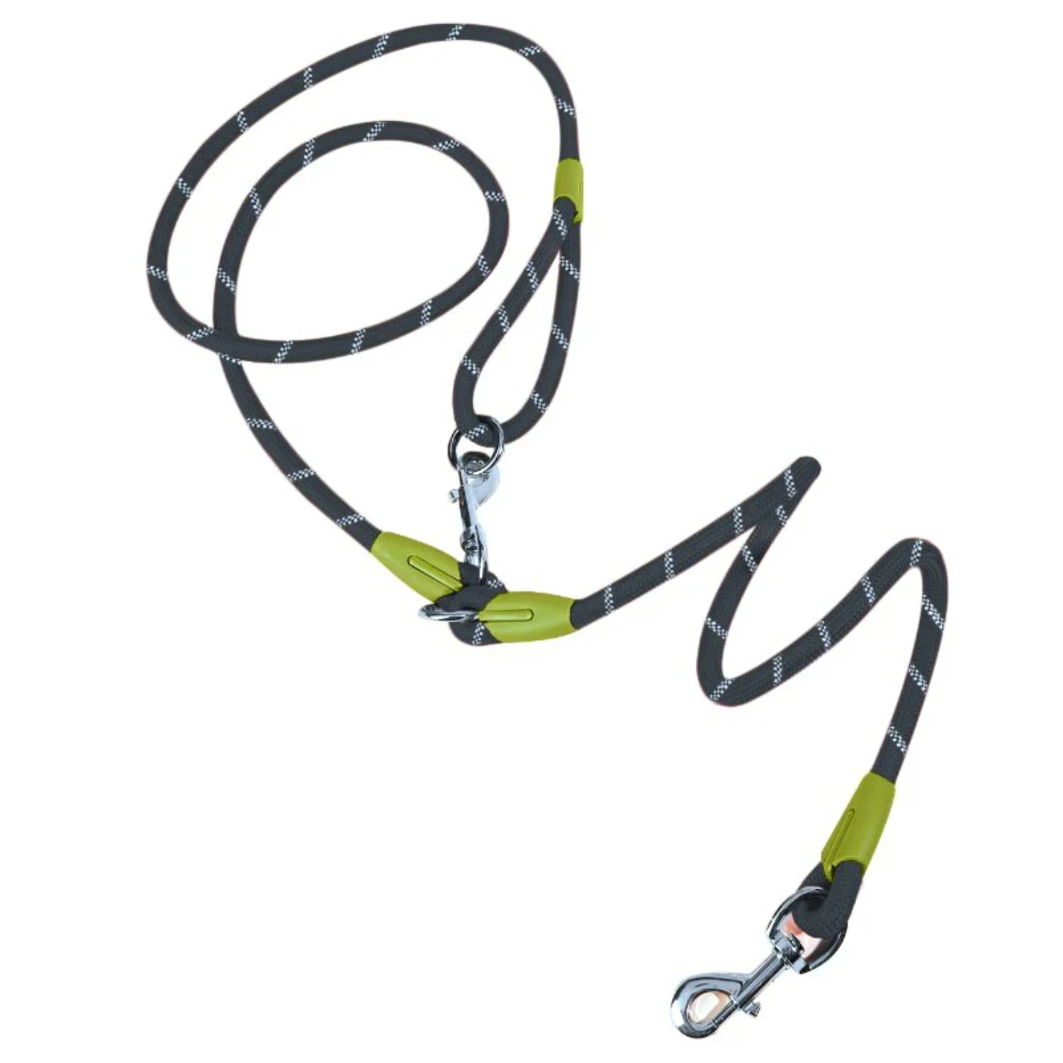 

Reflective Nylon Leashes Pet Dogs Chain Traction Rope Leads Running Free Hands Rope Chain Small Large Dogs