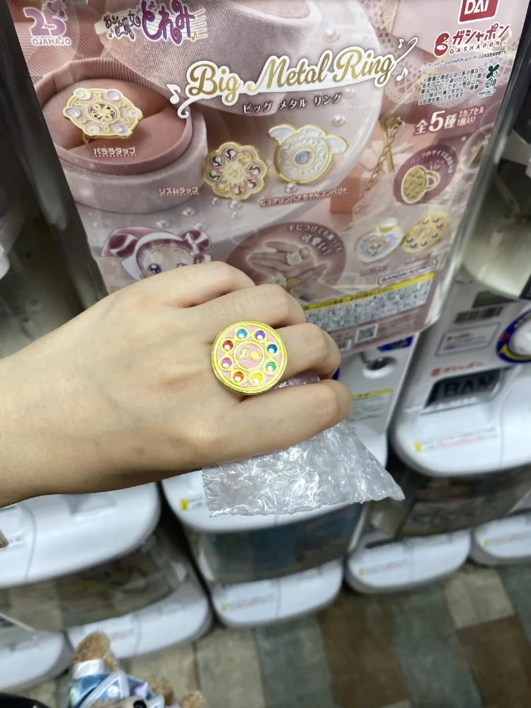 بانداي حقيقية السحرية DoReMi Gashapon اللعب محول التصميم حلقة سلسلة الدعائم السحرية أنيمي نموذج لجسم الديكور الهدايا