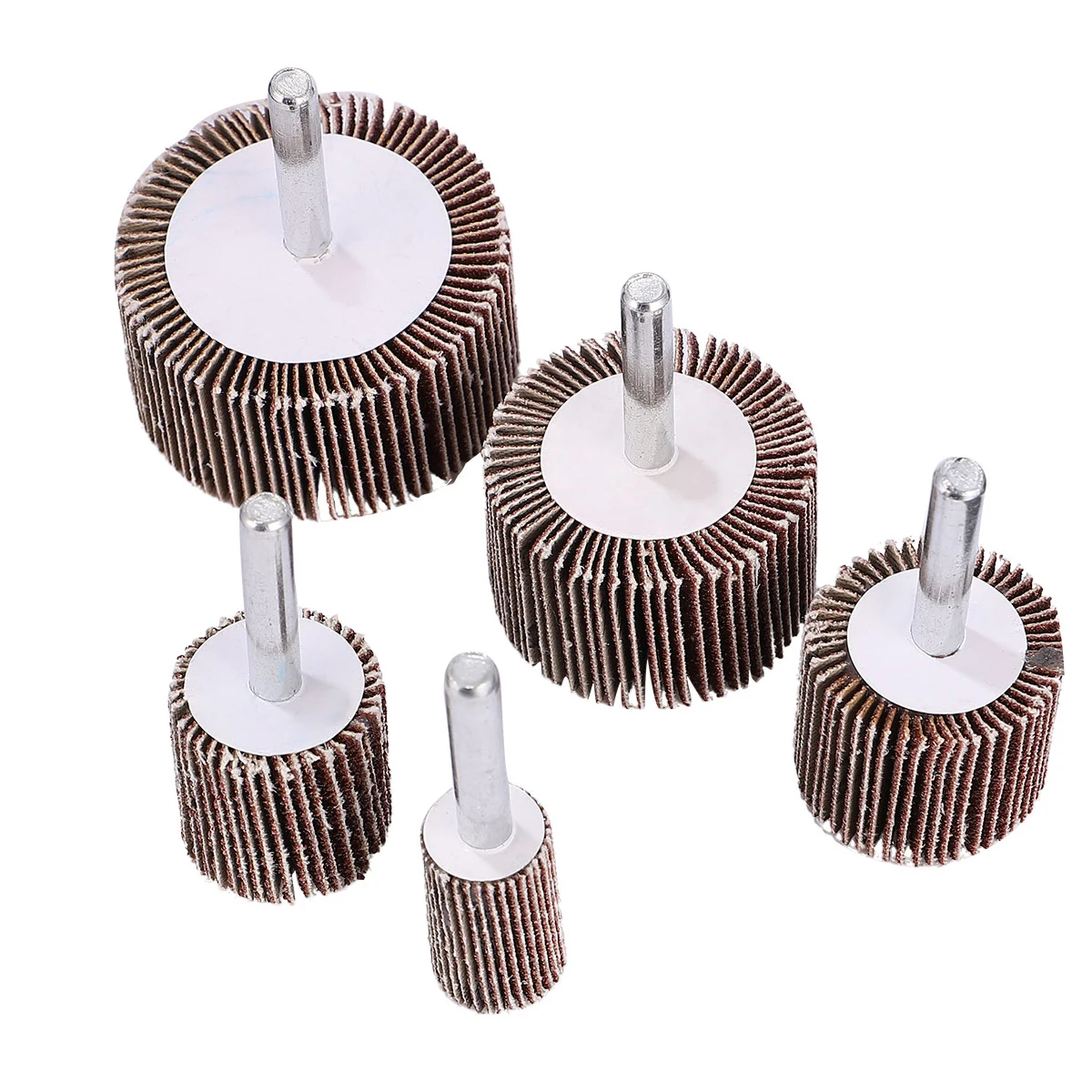 

10pcs Sandpaper Polishing Rotary Tools Brown Corundum Cloth Resin Surface Roughing Repairing Derusting Grinding Wood