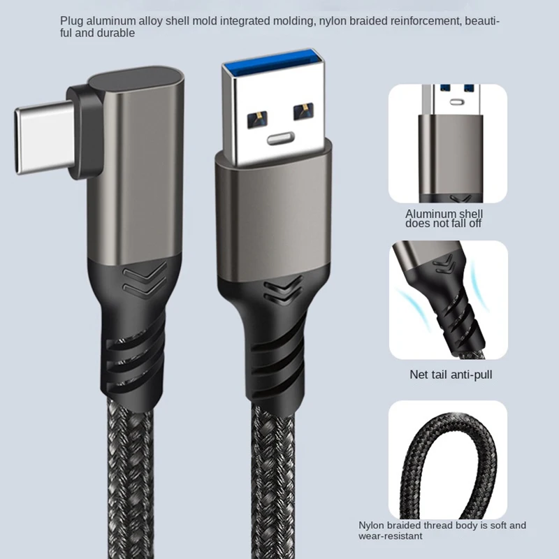 5M Data Line Charging Cable For Oculus Quest 2 Link VR Headset USB 3.2 Type C Data Transfer USB To Type-C Cable VR Cable