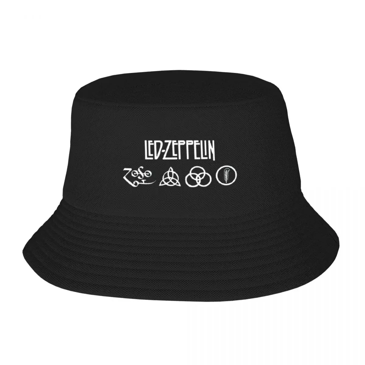 L-Led Zeppelin Multi functional fisherman hat, essential for sun and rain protection during travel