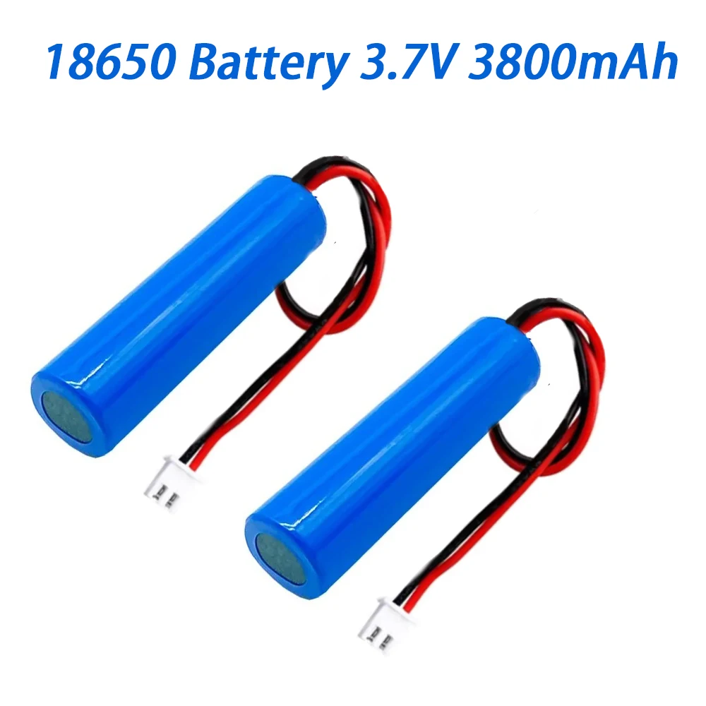 3.7V 18650 3800mah Lithium Battery for Flashlight Bluetooth speaker Hair Clipper Led Light Toy Car + PCB Protection Board