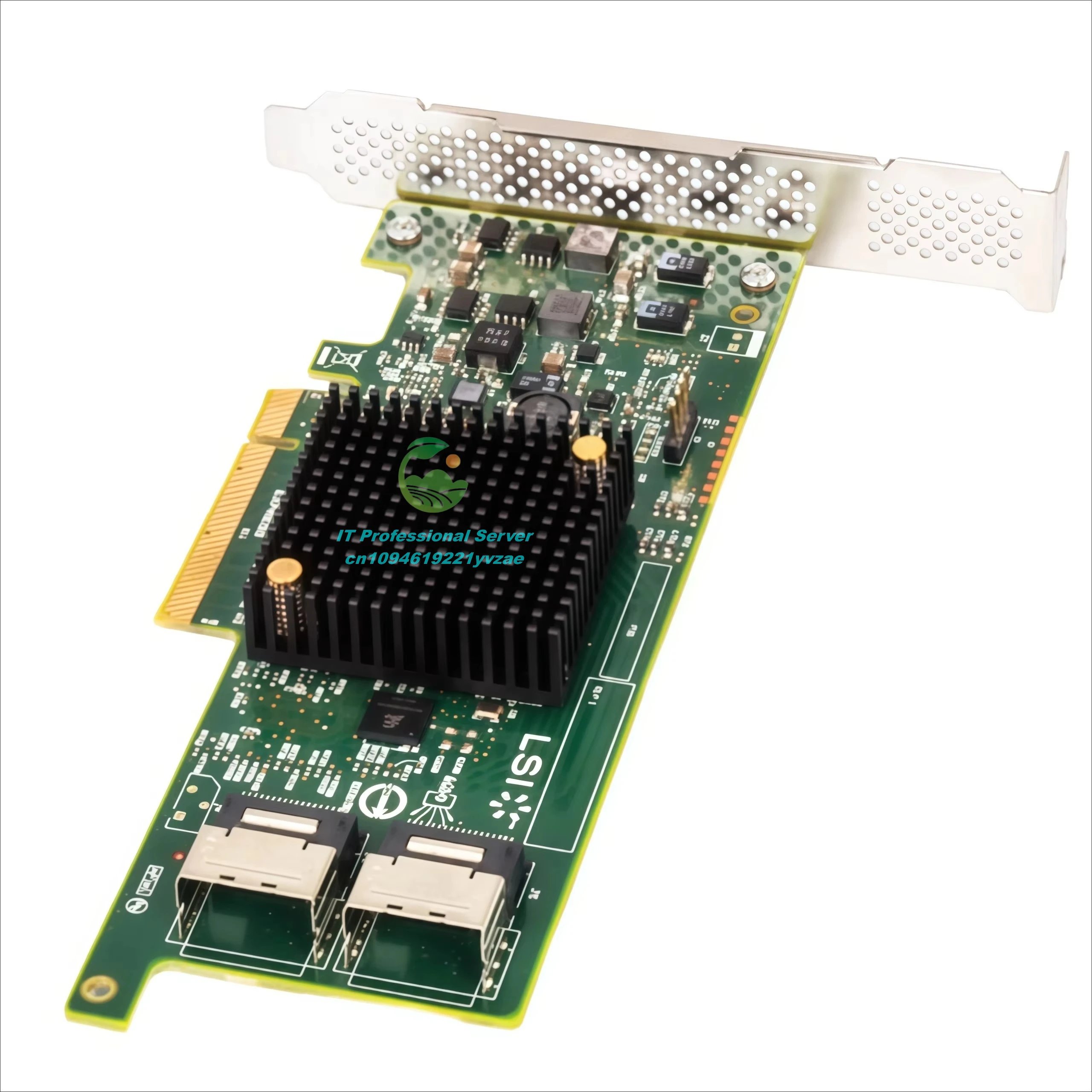 LSI 9207-8i P20 IT Mode HBA 8P 6G SAS/SATA PCIe3.0 x8 027NFF/03GY7Y Server/NAS Storage