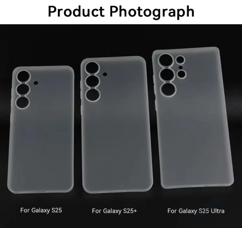 New Model For Samsung S25 s26 Precision Hole Perfect Fit Thinnest 0.35mm Ultra Thin for Samsung galaxy S25 Ultra plus PP Case