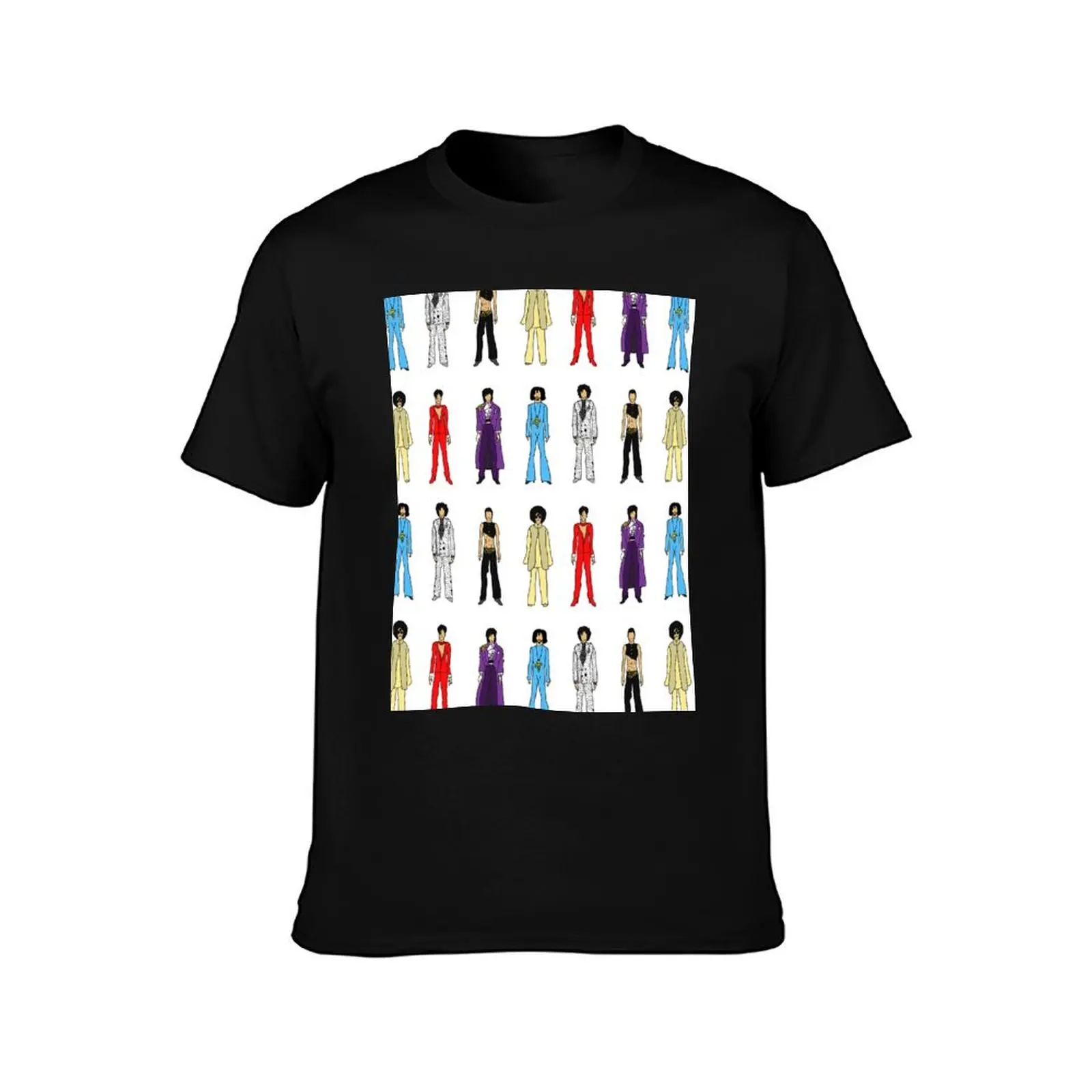 Ultraviolet One Vertical on White T-Shirt Big and Tall Solid Color T-Shirt