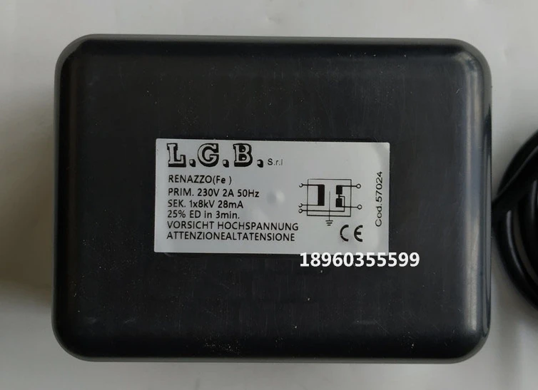 Ignition Transformer LGB2X5KV 2X7KV 1X8KV 1X10 Black Burner High Voltage Package Unipolar Bipolar