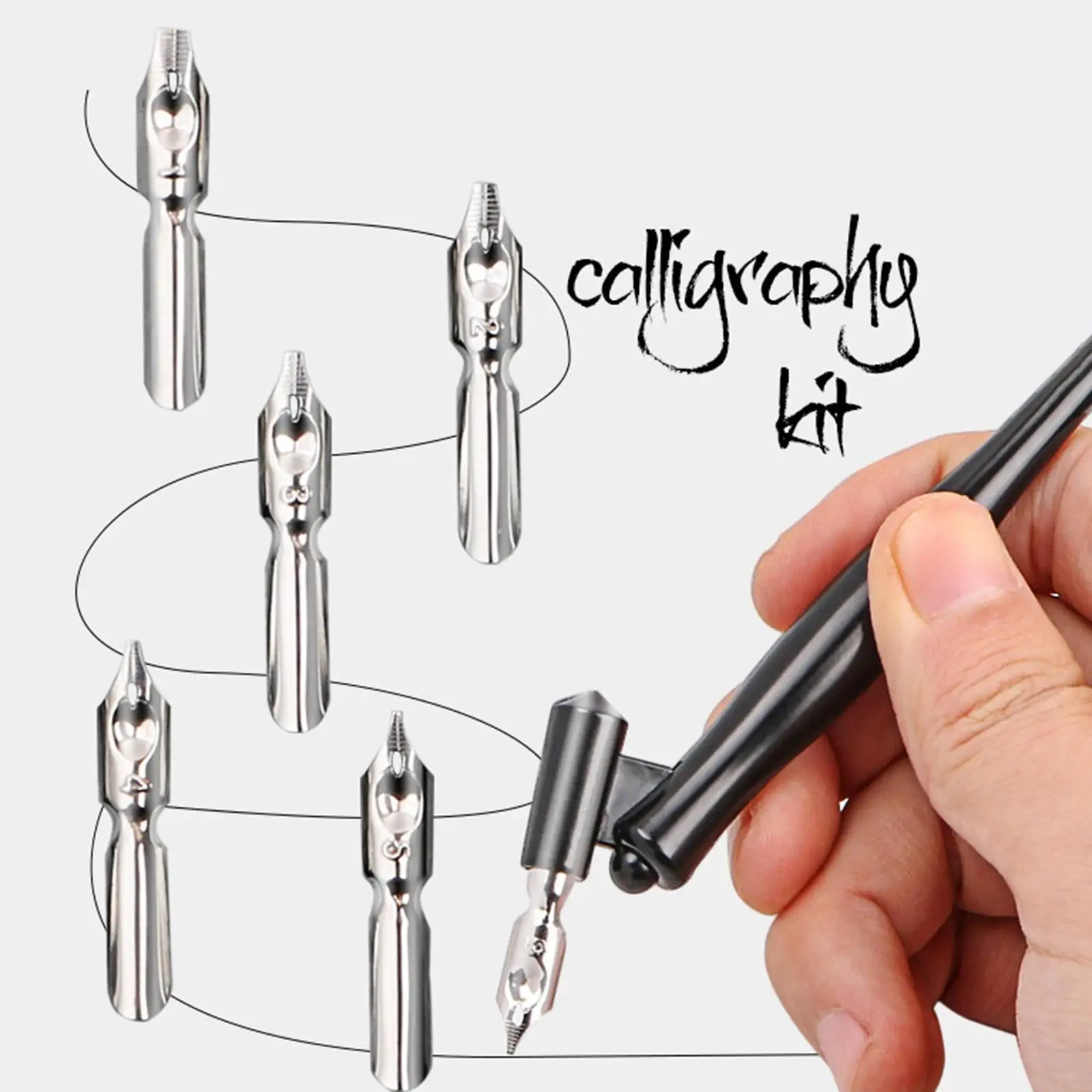 Pen Nibs Calligraphy Writing Cartoon Comic Drawing Dip Holder Supplies