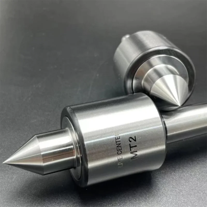 Morse MT1 MT2 MT3 High-precision Mo-Type Rotary Center Lathe Taper Handle Movable Thimble MT2 Alloy Double Tip Center