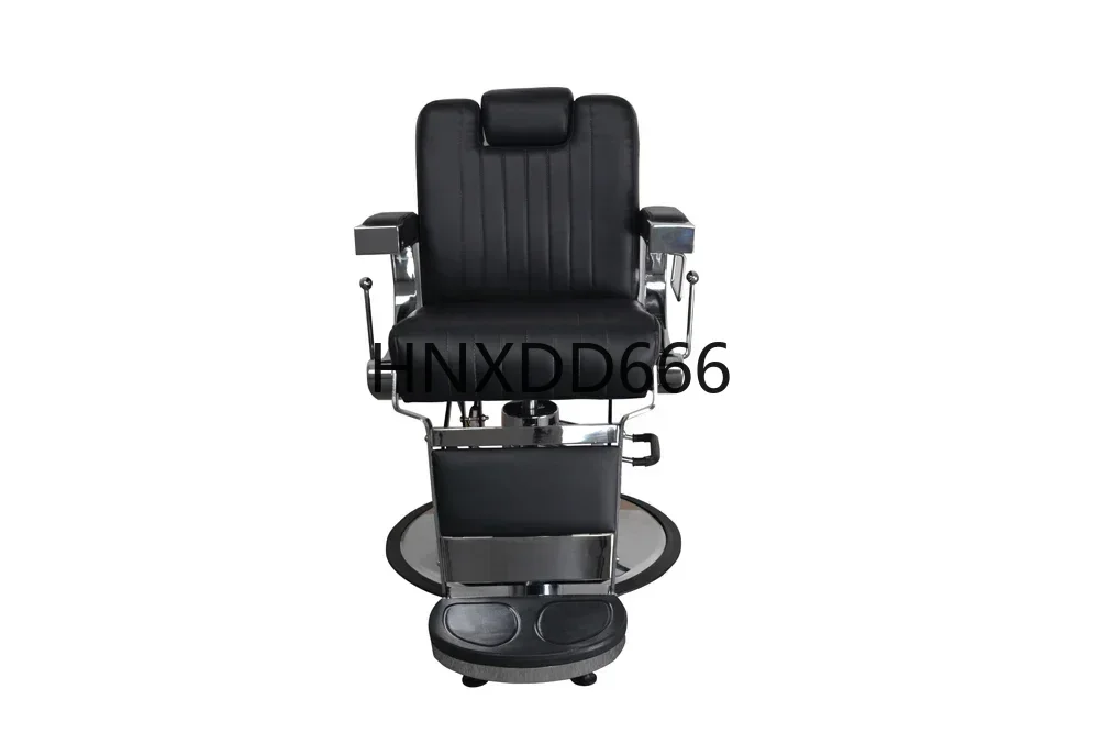 Schwarzer Salon-Friseurstuhl