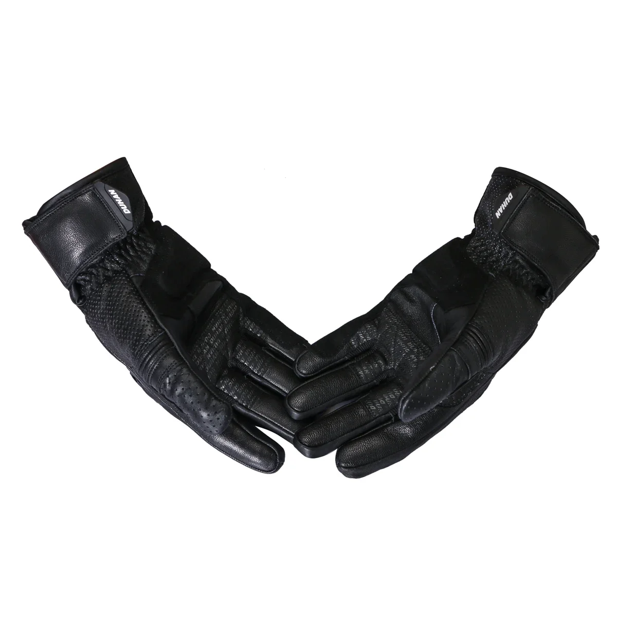 Breathable Genuine Leather Motorcycle Gloves Men Moto Racing  Off Road Cowhide Motocross For All Seasons