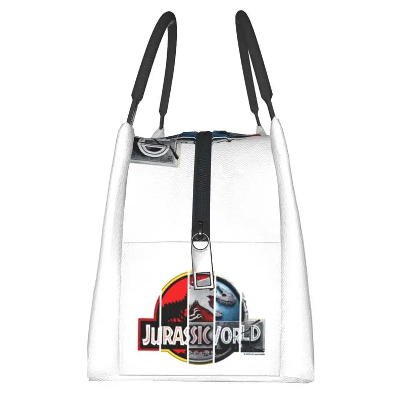 العالم الجوراسي شعار تطور معزول أكياس الغداء للمدرسة مكتب ديناصور العالم مقاوم للماء الحرارية برودة بينتو صندوق النساء #4