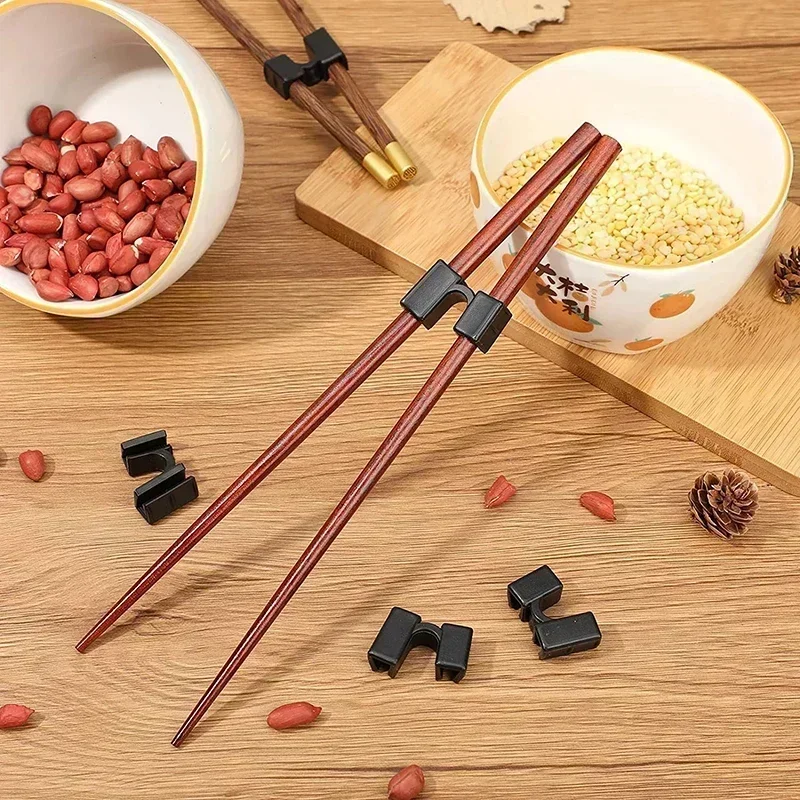 5pcs Reusable Chopstick Helpers Chinese Chopsticks Trainer Holder For Kids Beginner Trainer Or Learner Kitchen Accessories