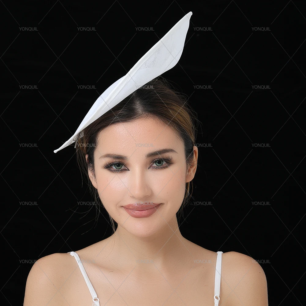 2026 neue 32 * 21 CM Zylinder Frauen Party Derby Cocktail Damen Chapeau Kappe Braut Hochzeit Basis Fascinator DIY Haar Zubehör – Detail 10