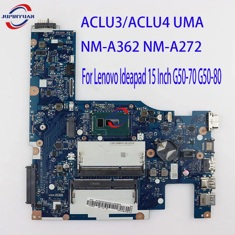 

NM-A362 NM-A272 For Lenovo Ideapad 15 Inch G50-70 G50-80 Laptop Mainboard ACLU1/ACLU2 ACLU3/ACLU4 UMA Notebook Motherboard DDR3L