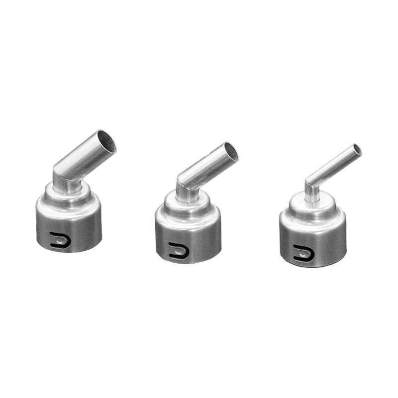 Soldering Station Curved Nozzle For SUGON 8650/ 8630/8610DX-PRO Hot Air Soldering Station 45 Degree